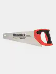 Ножовка по дереву REXANT Зубец, 350мм, 7-8 TPI, каленый зуб 2D, двухкомпонентная рукоятка