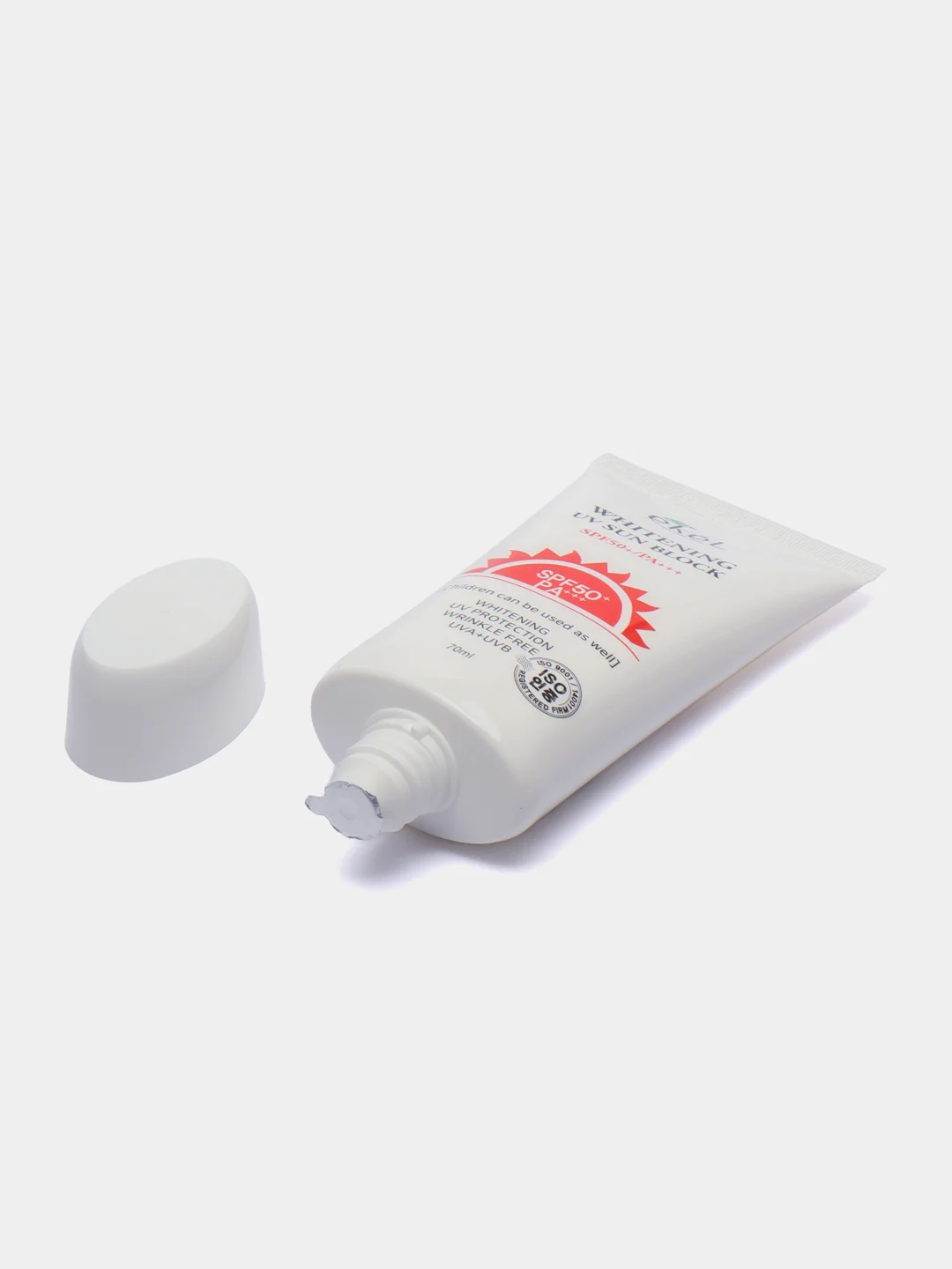 Осветляющий солнцезащитный крем для лица Jiggott Whitening UV Sun Block SPF+50+++PA /70мл