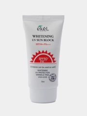 Осветляющий солнцезащитный крем для лица Jiggott Whitening UV Sun Block SPF+50+++PA /70мл
