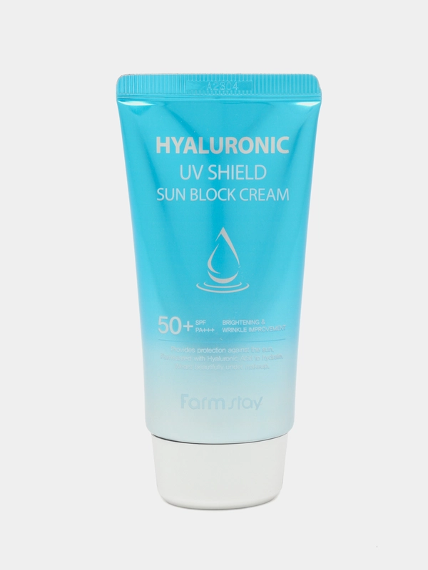 Солнцезащитный крем для лица с гиалуроновой кислотой Farm Stay Hyaluronic SRF 50+++ .70g