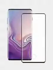 Защитное стекло с вырезом под отпечаток изогнутое для Samsung S10/S10Plus/Note 10/No 10Pro