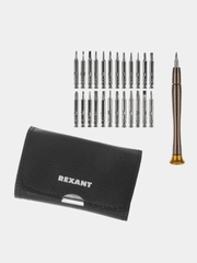 Набор для точных работ REXANT, 25 предметов, в чехле