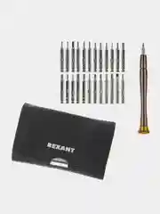 Набор для точных работ REXANT, 25 предметов, в чехле