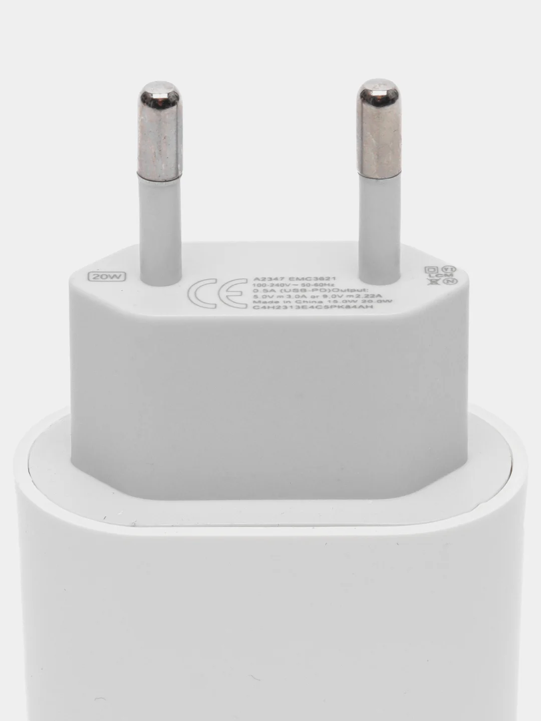 Серый зарядное устройство, 2 в 1, блок питания, 20W, с кабелем Type-C/Lightning, PD для iPhone 15