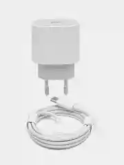 Серый зарядное устройство, 2 в 1, блок питания, 20W, с кабелем Type-C/Lightning, PD для iPhone 15