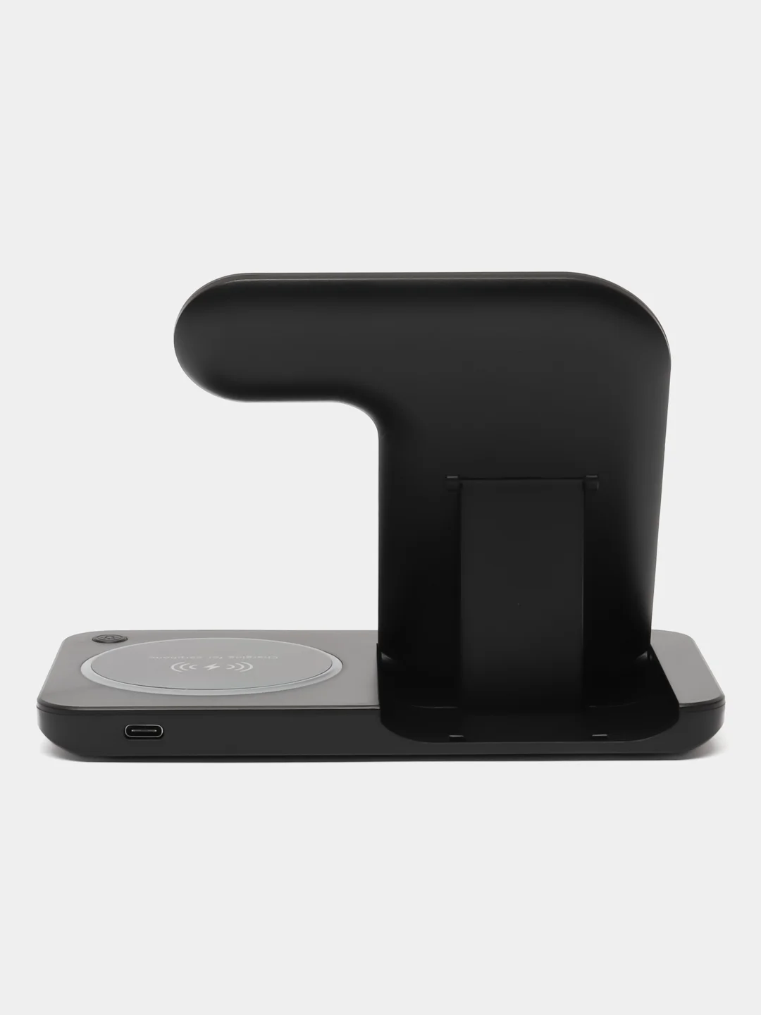 Черный беспроводная зарядка 3 в 1, для iPhone, iWatch, AirPods, Android