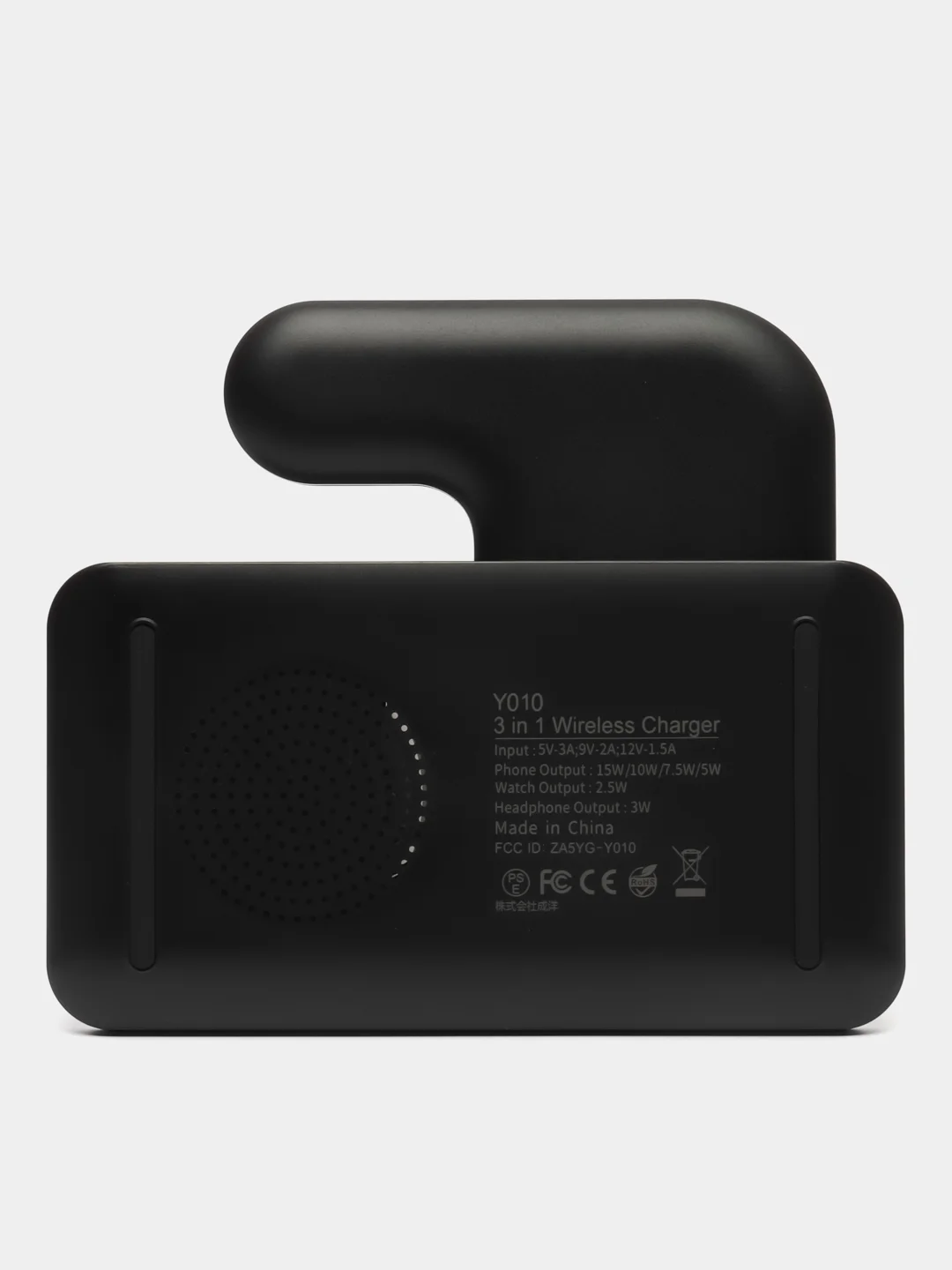Черный беспроводная зарядка 3 в 1, для iPhone, iWatch, AirPods, Android