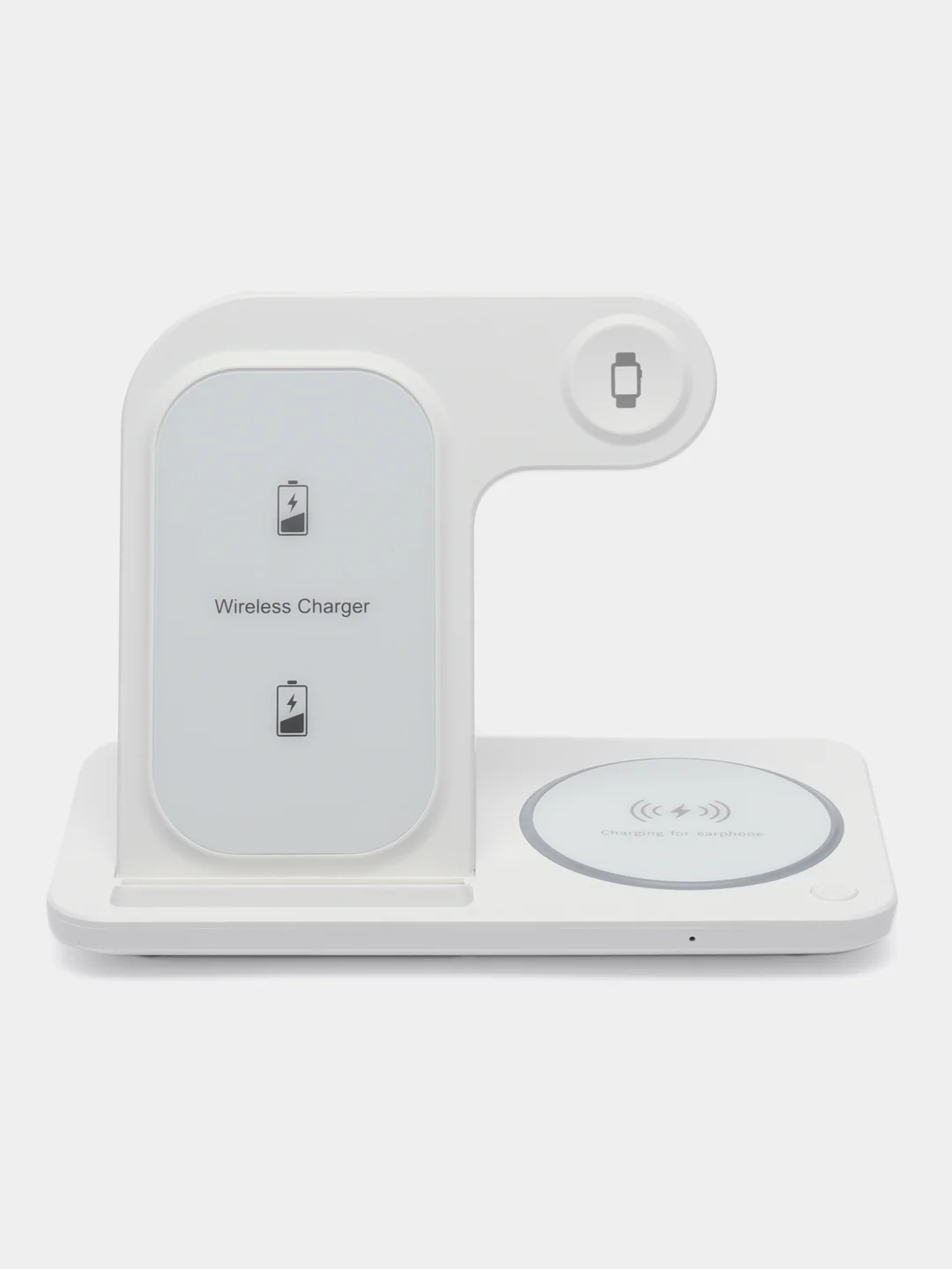 Белый беспроводная зарядка 3 в 1, для iPhone, iWatch, AirPods, Android