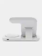 Белый беспроводная зарядка 3 в 1, для iPhone, iWatch, AirPods, Android
