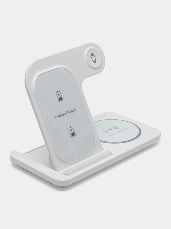 Беспроводная зарядка 3 в 1, для iPhone, iWatch, AirPods, Android