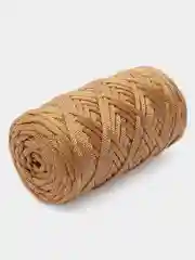 Зелёный хаки шнур Caramel Dolce плоский, 4 мм, 100 м, для вязания и макраме