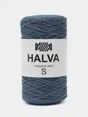 Светло-синий шпагат джутовый Halva, 100% джут, цветной