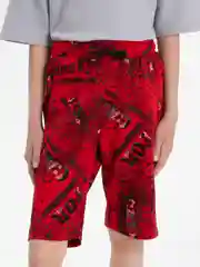 Алый подростковые шорты / бриджи