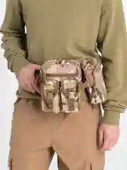 Золотистый хаки тактическая поясная сумка