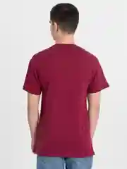 Бордовый футболка мужская