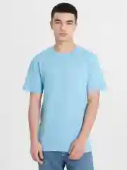 Голубой футболка мужская