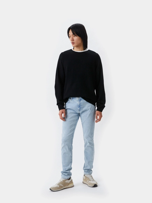 Джинсы UNIQLO ультраэластичные 29/L34 голубые