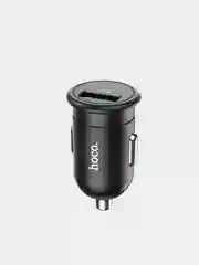 Черный автомобильное зарядное устройство Hoco Z43, 1 x USB, 18W, черный
