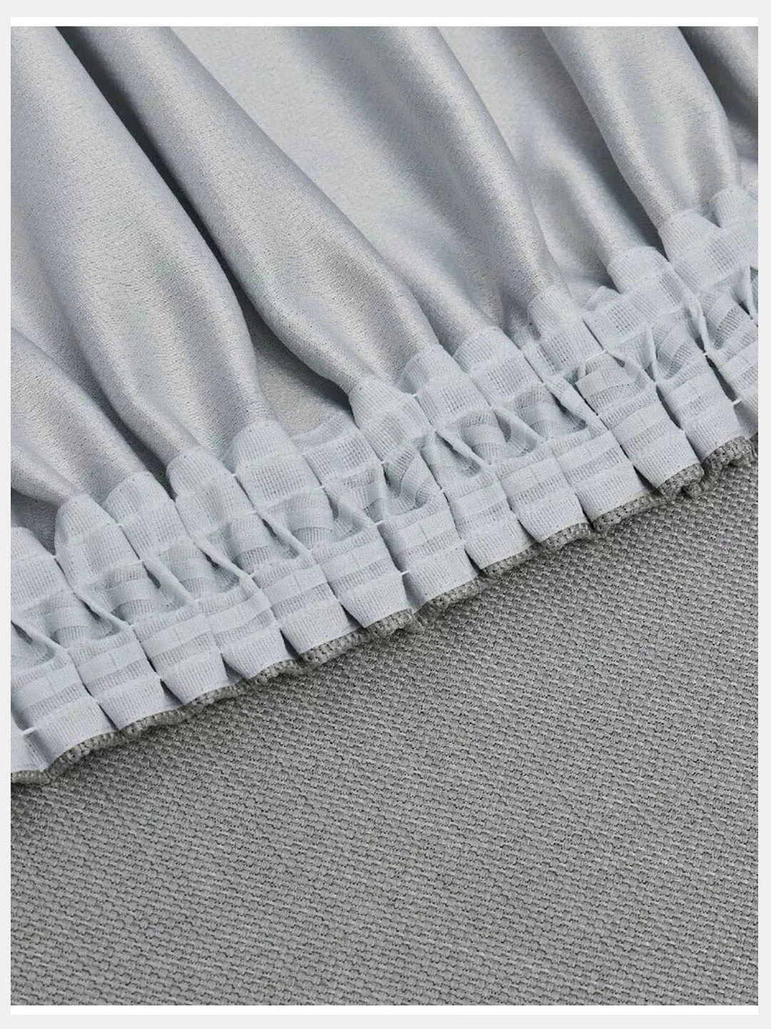 Комплект штор блэкаут из рогожки "Grey" 300x270 см