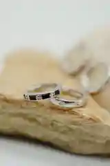 Серебряный серьги кольца парные - 9 мм, 4 шт, повседневные