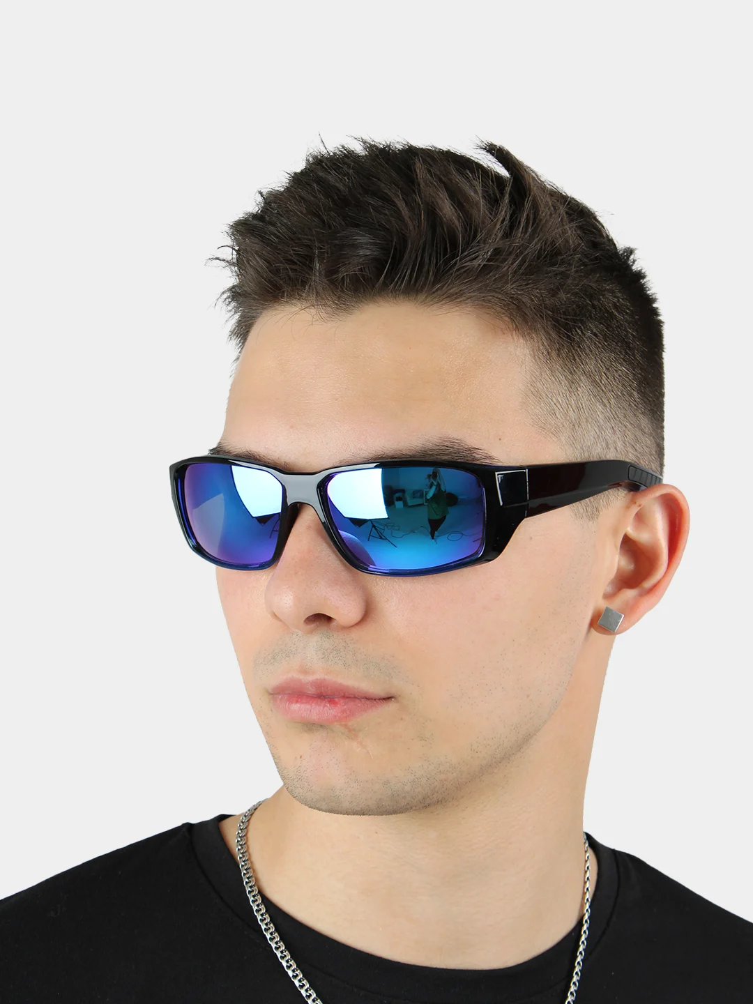 Синий очки солнцезащитные спортивные UV 400, мужские / женские солнечные очки