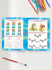 Книга с заданиями по математике 5-7 лет. Тесты "Складываем и вычитаем". Проф-Пресс