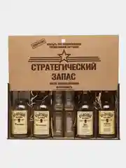 Подарочный набор для приготовления настоек с рюмками, подарок мужчине, 4 бутылки, 4 рюмки