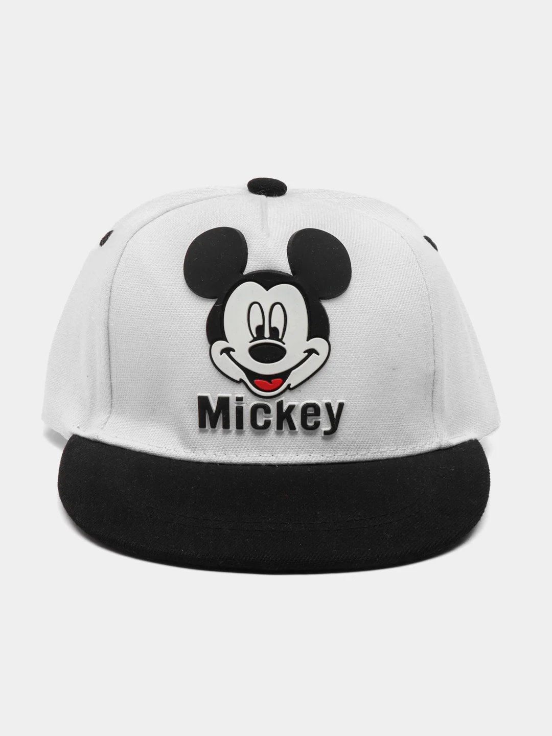 Белый детская кепка с прямым козырьком, Mickey Mouse
