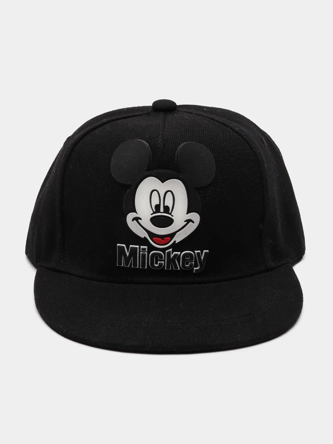 Черный детская кепка с прямым козырьком, Mickey Mouse