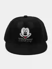 Черный детская кепка с прямым козырьком, Mickey Mouse