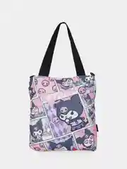 Аметистовый сумка шоппер HELLO MUMU с принтом "Hello Kitty" Хеллоу Китти