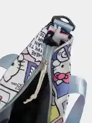 Аметистовый сумка шоппер HELLO MUMU с принтом "Hello Kitty" Хеллоу Китти