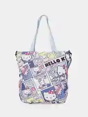 Аметистовый сумка шоппер HELLO MUMU с принтом "Hello Kitty" Хеллоу Китти