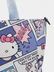 Аметистовый сумка шоппер HELLO MUMU с принтом "Hello Kitty" Хеллоу Китти
