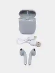 Серый меланж беспроводные наушники inpods 12, с микрофоном