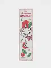Акварель медовая "Кошечка Мари" Коты-аристократы, 6 цветов, в картонной коробке, без кисти