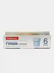 Гуашь 6 цветов х 17 мл, ErichKrause Basic light pack, в поддоне