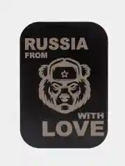 Тиффани пластина черная, 45*65, ВДВ, ВМФ, Разведка, Алла Сакласын, для магнитных держателей