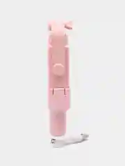 Голубой монопод и штатив для селфи с Bluetooth пультом и LED-подсветкой / Селфи палка с триподом
