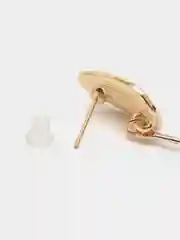 Черный серьги