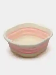 Розовый таз силиконовый складной (3,5,10 л)