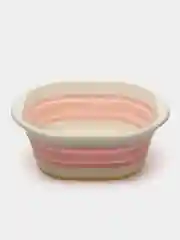 Розовый таз силиконовый складной (3,5,10 л)
