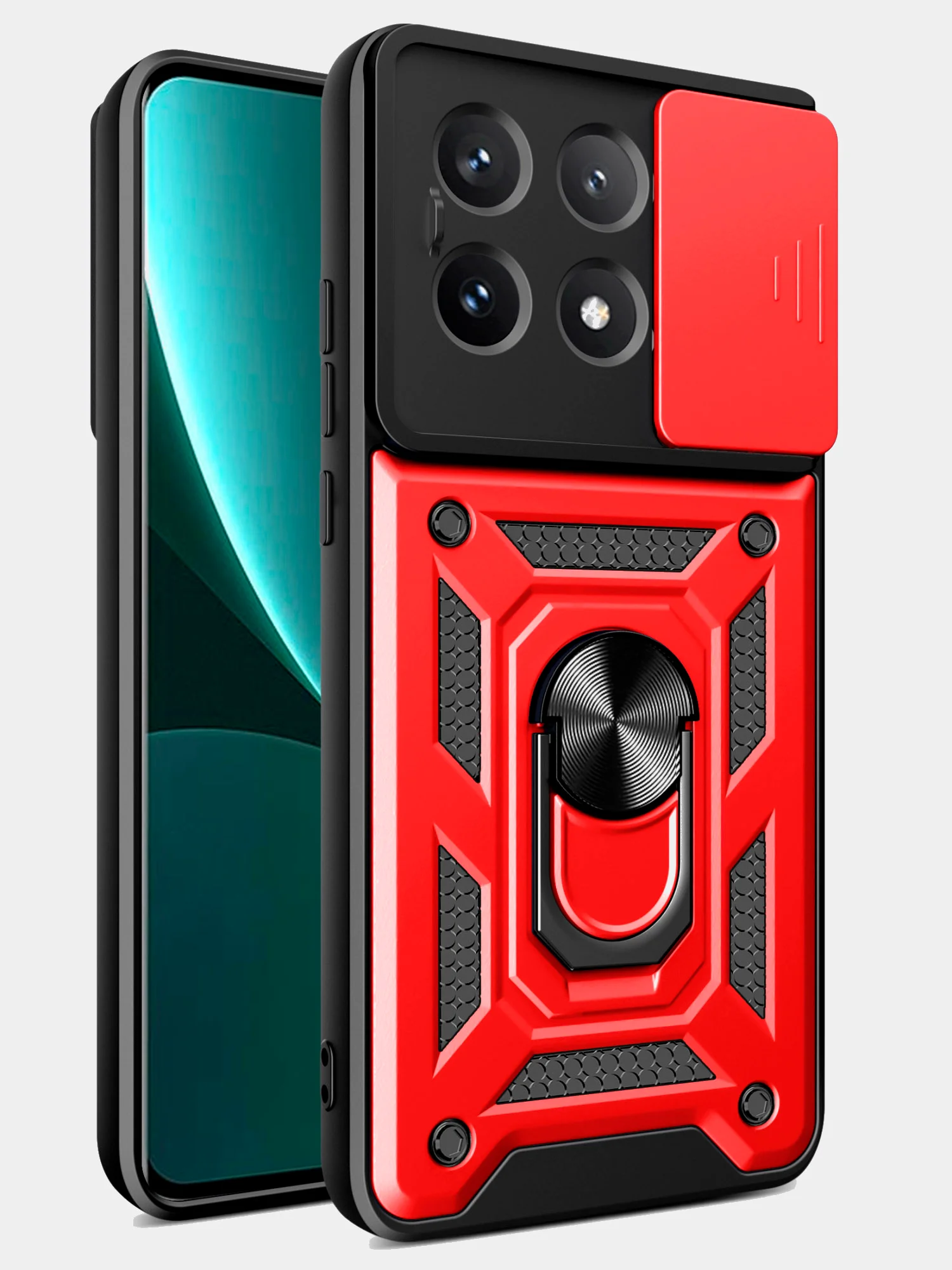 Чехол противоударный armors для Xiaomi Poco X6 Pro 5G / Поко Х6 Про 5G с защитой камеры