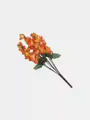 Оранжевый искуственные цветы "Сакура", розовый, голубой, жёлтый, белый букет