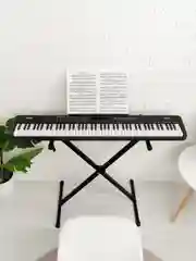 Черный цифровое пианино-синтезатор ON Maestro, MIDI, 88 клавиш (компактные), черный