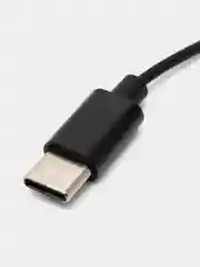 Черный микрофон проводной, мини микрофон петличка, Type-C, Lightning iPhone