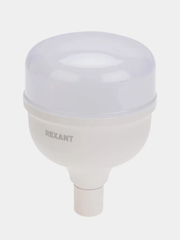 Лампа светодиодная REXANT COMPACT, 50Вт, E27, с переходником на E40, 4750Лм, 6500K