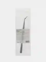 Пинцет REXANT ПРОФИ изогнутый, узкий, с фиксатором, рифленый, 155мм