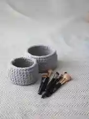 Серый металлик вязаная корзина с деревянным дном для мелочей, органайзер для дома, круглая корзинка