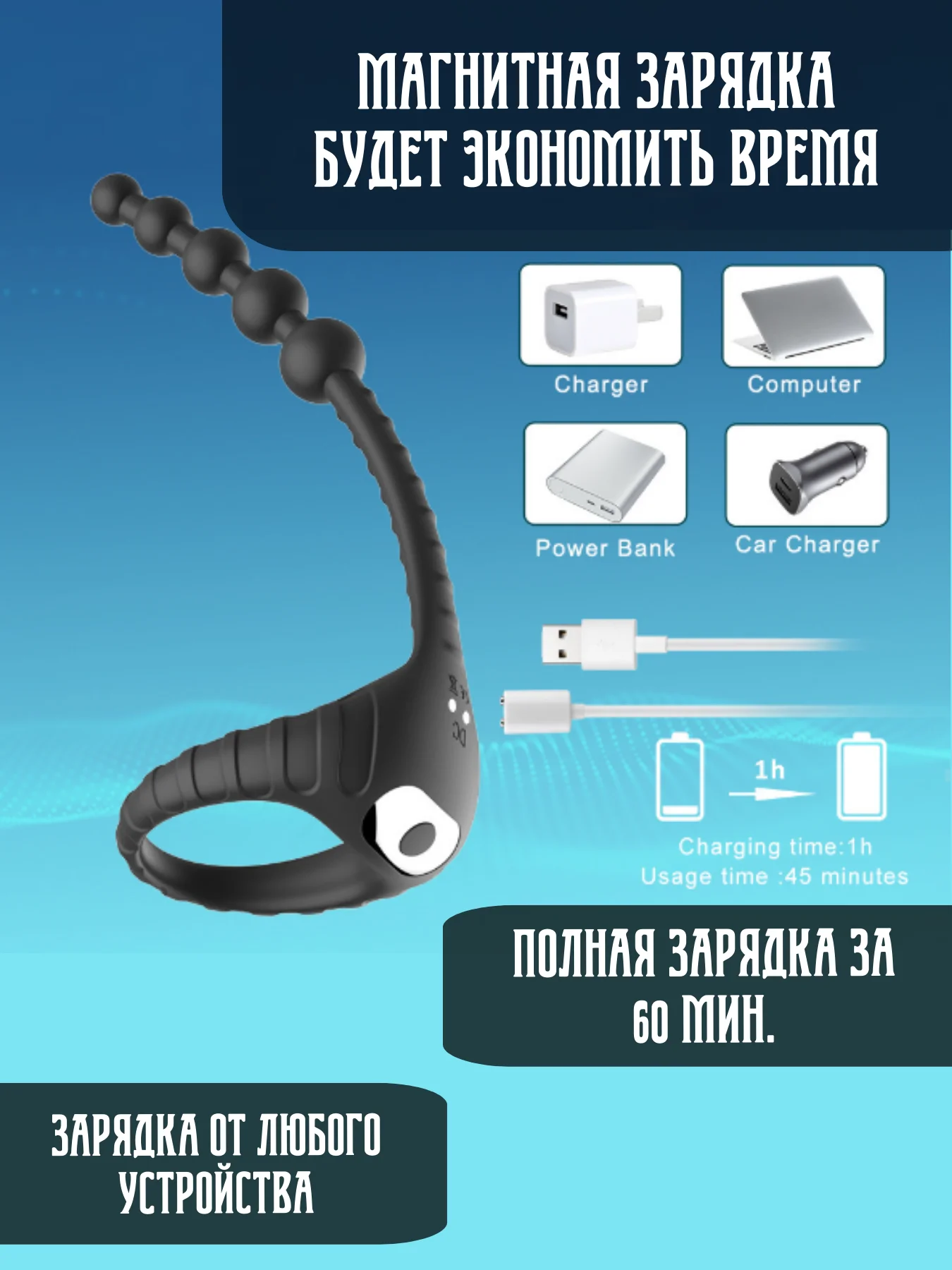 Черный массажер простаты анальные бусы с вибрацией мужской вибратор мужские стринги расширитель